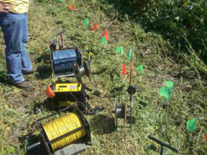 Electrical Resistivity Equipment for 2100 ft Wenner Array Sounding